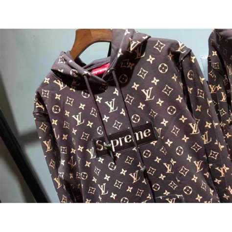 louis vuitton supreme red hoodie fake|Louis Vuitton hoodie sizing.